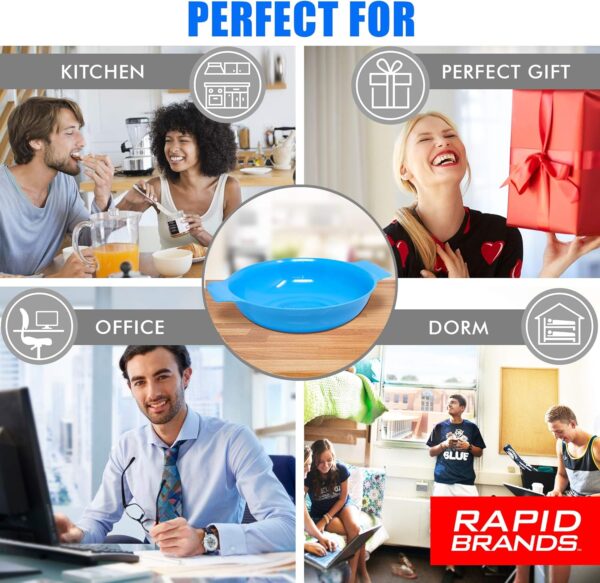Rapid Egg Cooker | Microwave Scrambled Eggs & Omelettes in 2 Minutes | Perfect for Dorm, Small Kitchen, or Office | Dishwasher-Safe, Microwaveable, & BPA-Free - Image 5