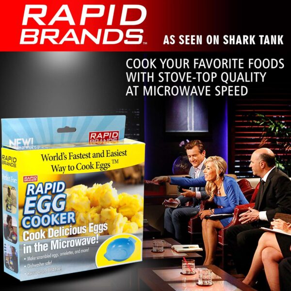Rapid Egg Cooker | Microwave Scrambled Eggs & Omelettes in 2 Minutes | Perfect for Dorm, Small Kitchen, or Office | Dishwasher-Safe, Microwaveable, & BPA-Free - Image 7