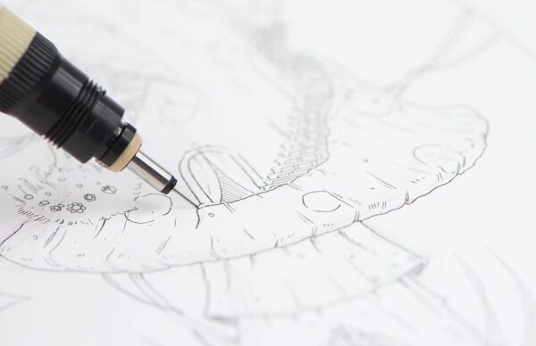 Koh-I-Noor Rapidograph Technical and Artist Pen.25mm Nib, 1 Each (3165.ZZZ),Black,3165ZZZ - Image 3