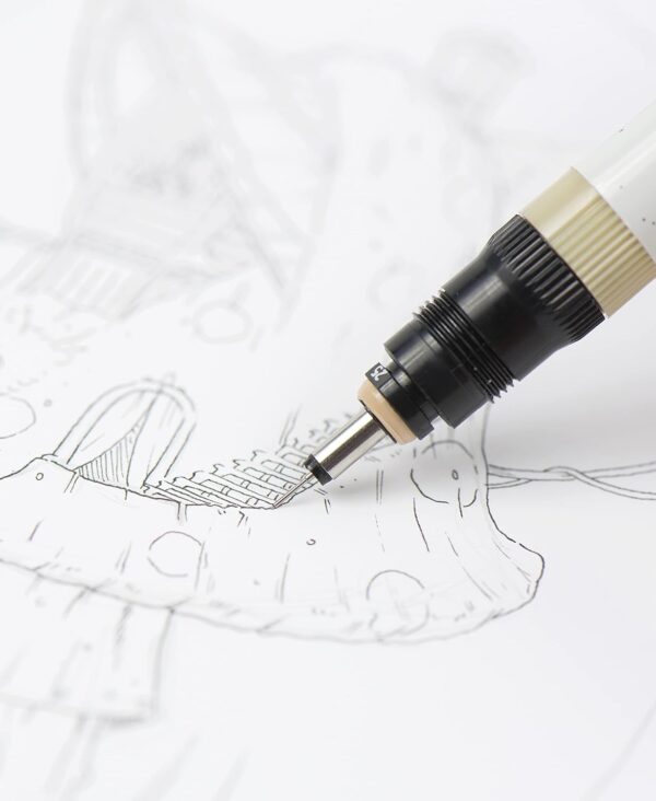 Koh-I-Noor Rapidograph Technical and Artist Pen.25mm Nib, 1 Each (3165.ZZZ),Black,3165ZZZ - Image 4