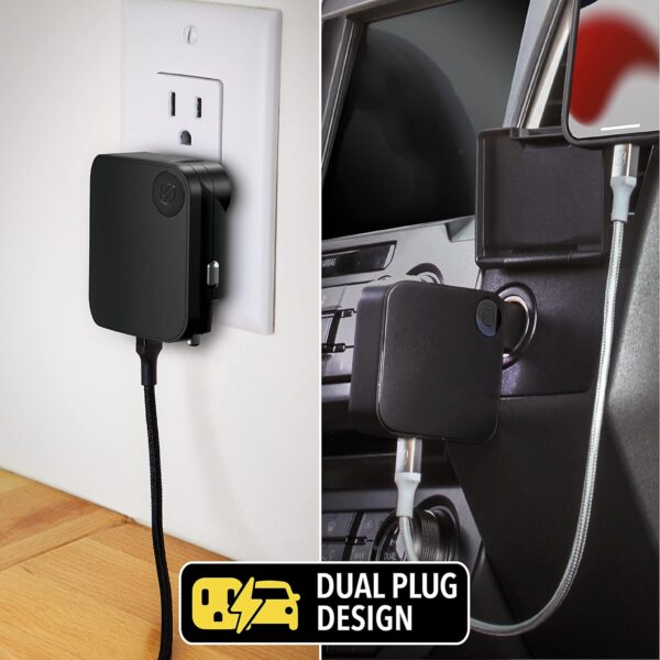 Scosche HCPDC30 PowerVolt 2 in 1 30W Home and Car Charger Compatible with USB-C Devices - Image 4