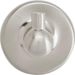 Amerock Wall Mounted Brushed Nickel Robe Hook, Towel Holder, Single Prong Hook, Towel Hook, Bathroom Accessories, Bath Hardware, Kitchen Towel Holder
