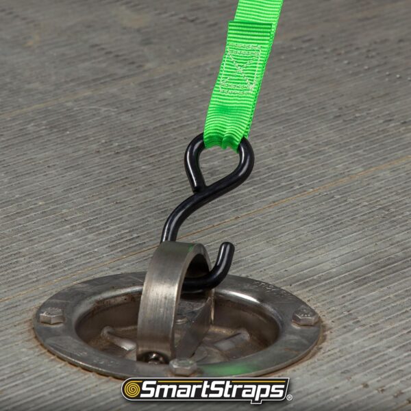 SmartStraps Ratchet Straps - 14ft GRN Premium RatchetX 4pk 1,500lb - Image 9
