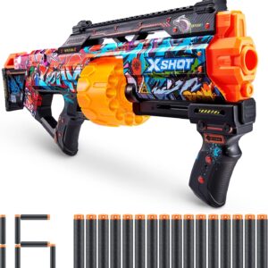 XShot Skins Last Stand Foam Dart Blaster - Graffiti, 16 Darts by ZURU