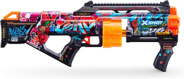 XShot Skins Last Stand Foam Dart Blaster - Graffiti, 16 Darts by ZURU - Image 3