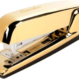 Swingline Stapler, 30 Sheet Capacity, 747 Business Stapler, Jam Free, Metal, Gold Chrome (74721)