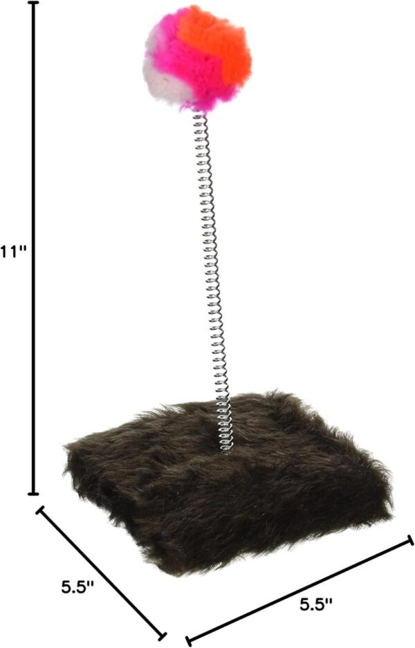 Kole KI-OF800 Cat Punch Ball Toy with Furry Base, One Size - Image 3
