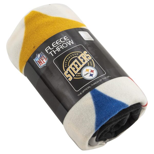 Northwest NFL Pittsburgh Steelers Unisex-Adult Fleece Throw Blanket, 50" x 60", Campaign - Image 4