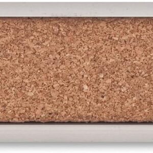 Advantus 2026 Map Rail, 1-Inch x8-Ft, Satin Aluminum