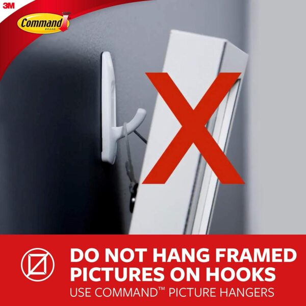 3M Polyethylene 3CT Command Ceiling Hooks, 1, Plain - Image 7