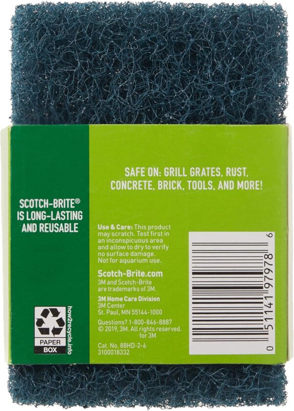 Scotch-Brite Heavy Duty Industrial Strength Scour Pad, 2 Scour Pads - Image 3