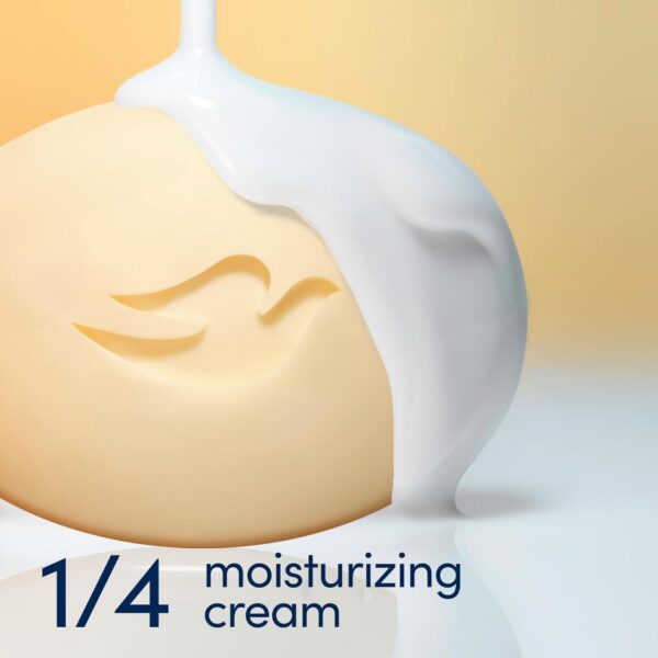 Dove Beauty Bar Soap Shea Butter, 6 Bars for Nourished, Radiant Skin, Enriches Skin 3.75 oz - Image 6