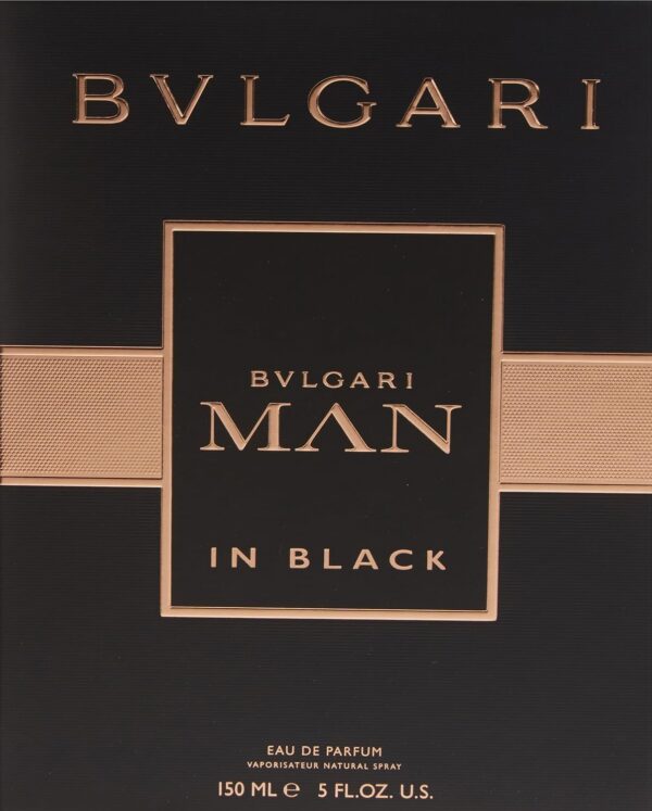 BVLGARI Man In Black Eau de Parfum Spray, 5 Fluid Ounce - Image 2