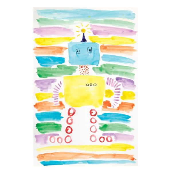 Prang Refill Pans for Half Pan Watercolor Paint Sets, 12 Pans Per Box, Blue (08005) - Image 2