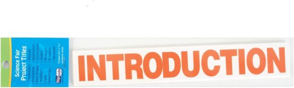Flipside Products Orange Science Fair Titles, Display Board Titles, Projects, School, Kids, Classroom, Pack of 24 - Image 3