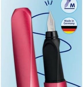 Pelikan Twist Fountain Pen with 2 Ink Cartridges, Medium Nib, Fresh Melon, Blister Card (820097)